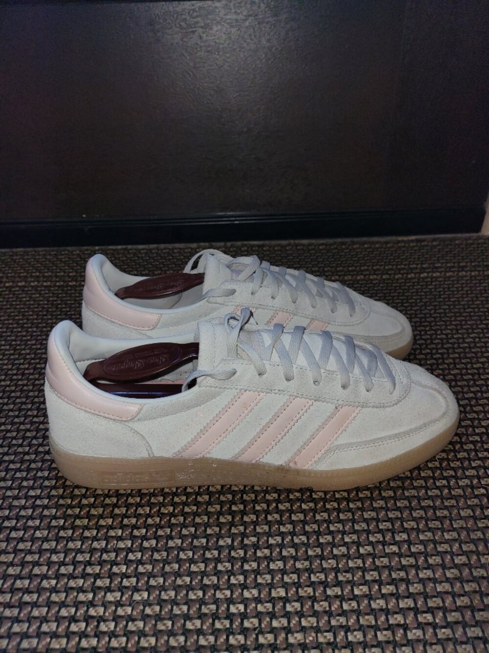 Adidas Handball Spezial Orbit Grey Wonder Quartz JR3629 Women's Size 8.5